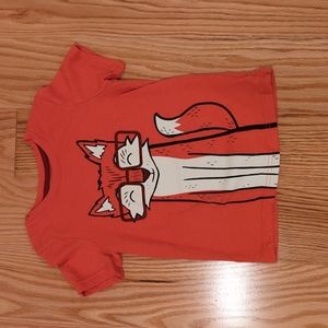 Fox in glasses tee
